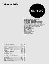 Sharp EL-1801C Manuel utilisateur