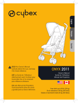 CYBEX ONYX 2011 Le manuel du propriétaire