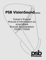 PSB Speakers VisionSound VS400 Manuel utilisateur