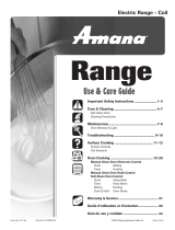 Amana Electric Range - Coil Manuel utilisateur