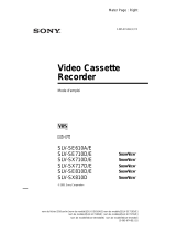 Sony SLV-SX810D Mode d'emploi