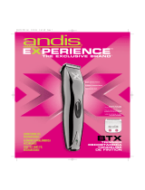 Andis Company Experience BTX Manuel utilisateur
