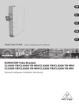 Behringer EUROCOM CL2200YB-WH Guide de démarrage rapide