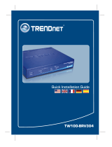 Trendnet TW100 TW100-BRV304 Manuel utilisateur