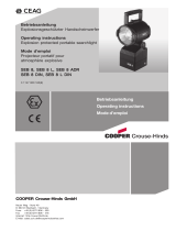Cooper SEB 8 DIN Operating Instructions Manual