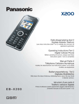 Panasonic X200 Le manuel du propriétaire