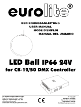 EuroLite LED Ball for CB-12 DMX Controller Manuel utilisateur