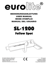 EuroLite SL-1200 LD Follow Spot Manuel utilisateur