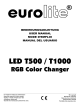 EuroLite LED T1000 Manuel utilisateur