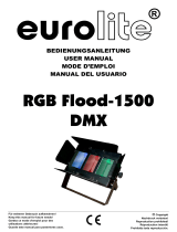 EuroLite RGB Flood-1500 DMX Manuel utilisateur