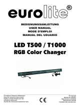 EuroLite LED T500 Manuel utilisateur