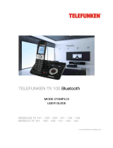 Telefunken TX 101 Le manuel du propriétaire