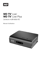 Western Digital WD TV LIVE PLUS HD MEDIA PLAYER Le manuel du propriétaire