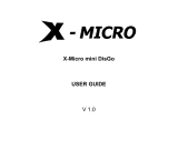 X-Micro mini DisGo Manuel utilisateur