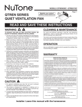 NuTone QTREN090C Instructions Manual