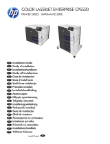 HP Color LaserJet Enterprise CP5525 Printer series Guide d'installation