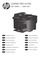 HP LaserJet Pro M1536 Multifunction Printer series Guide d'installation