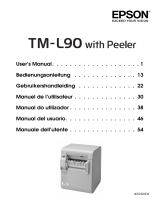 Epson TM-L90 with Peeler Manuel utilisateur