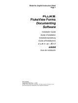 Fluke FlukeView® Forms Software Guide d'installation