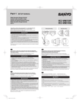 Sanyo VCC-W9875VP Setup Manual