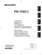 Sharp PN70SC3 Le manuel du propriétaire