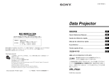 Sony VPL-PX41 Le manuel du propriétaire