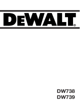 DeWalt DW739 Le manuel du propriétaire