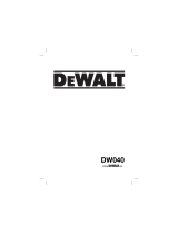 DeWalt DW040P Manuel utilisateur
