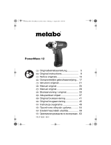 Metabo POWERMAXX12 Le manuel du propriétaire