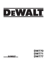 DeWalt DW771 T 2 Le manuel du propriétaire