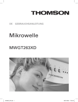 Thomson MWGT263XD Le manuel du propriétaire