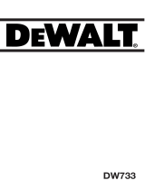 DeWalt DW733 T 1A Le manuel du propriétaire