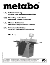 Metabo HC 410 Manuel utilisateur