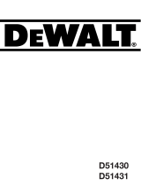 DeWalt D51430 Le manuel du propriétaire