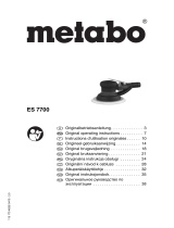 Metabo ES 7700 Mode d'emploi