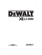 DeWalt DCR017 Manuel utilisateur