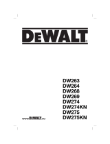 DeWalt DW274KN T 5 Le manuel du propriétaire