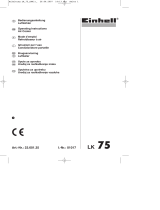 EINHELL LK 75 Le manuel du propriétaire