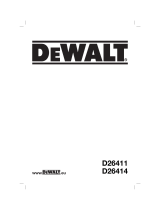 DeWalt D26414 Manuel utilisateur