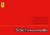 Ferrari 2001 550 Maranello Le manuel du propriétaire