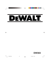 DeWalt DW383 Manuel utilisateur