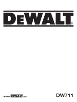 DeWalt DW711 T 5 Le manuel du propriétaire