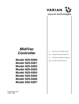 Varian MidiVac 929-5000 Manuel utilisateur