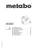 Metabo HWW 5500/20 M Mode d'emploi