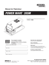 Lincoln Electric Power Wave 355M Mode d'emploi