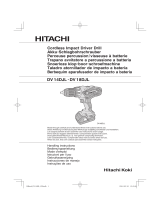 Hitachi DV 18DJL Handling Instructions Manual