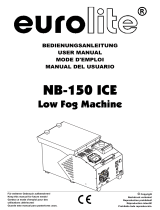 EuroLite NB-150 ICE Flor Fog Machine Manuel utilisateur