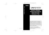 Edirol UM-2 Le manuel du propriétaire