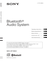 Sony mex bt2800 Le manuel du propriétaire