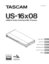 Tascam US-16X08 Le manuel du propriétaire